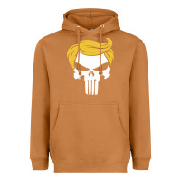Meerkat trump skull Heavyweight Hoodie - linhVisuals