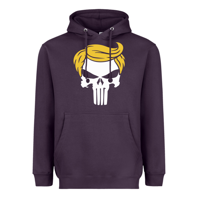 Trump Skull Heavyweight Hoodie by linhVisuals | Teevron
