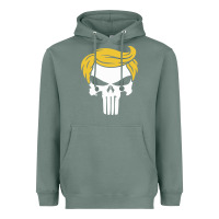 Sage trump skull Heavyweight Hoodie - linhVisuals