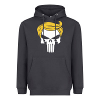 Smoke trump skull Heavyweight Hoodie - linhVisuals