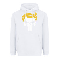 White trump skull Heavyweight Hoodie - linhVisuals