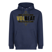 Navy volbeat wake up baby Heavyweight Hoodie - linhVisuals