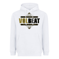 White volbeat wake up baby Heavyweight Hoodie - linhVisuals