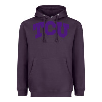 Plum Texas Christian University Heavyweight Hoodie - linhVisuals