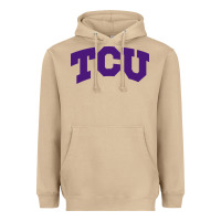 Mushroom Texas Christian University Heavyweight Hoodie - linhVisuals