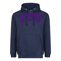 Navy Texas Christian University Heavyweight Hoodie - linhVisuals
