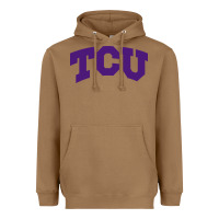 Toasted Coconut Texas Christian University Heavyweight Hoodie - linhVisuals