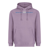 Lavender Seton Hall University Heavyweight Hoodie - linhVisuals