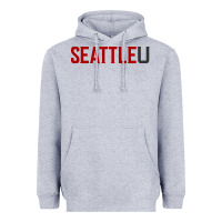 Heather Grey Seattle University Heavyweight Hoodie - linhVisuals