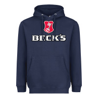 Navy we all are beck Heavyweight Hoodie - linhVisuals