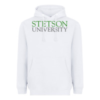 White Stetson University Heavyweight Hoodie - linhVisuals