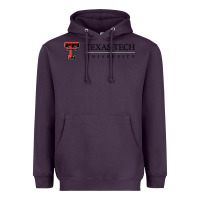 Plum Texas Tech University Heavyweight Hoodie - linhVisuals