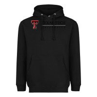 Black Texas Tech University Heavyweight Hoodie - linhVisuals