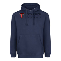 Navy Texas Tech University Heavyweight Hoodie - linhVisuals