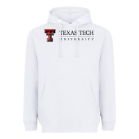 White Texas Tech University Heavyweight Hoodie - linhVisuals