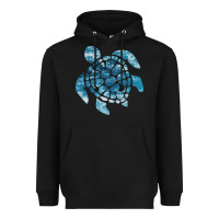 Black ocean sea turtle Heavyweight Hoodie - linhVisuals