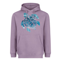 Lavender ocean sea turtle Heavyweight Hoodie - linhVisuals