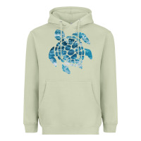 Matcha ocean sea turtle Heavyweight Hoodie - linhVisuals