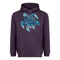Plum ocean sea turtle Heavyweight Hoodie - linhVisuals