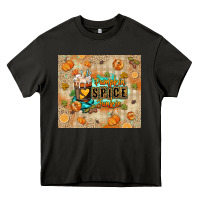 Asphalt Pumpkin spice junkie Heavy Core Tee - RanaPortraitStore