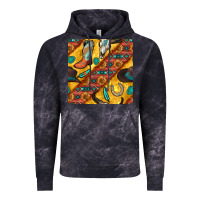 Cloud Black western cowboy bull skull seamless pattern Vintage Hoodie - BundleAndBundleShop