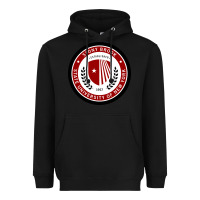 Black Stony Brook University Heavyweight Hoodie - linhVisuals