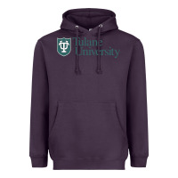 Plum Tulane University Heavyweight Hoodie - linhVisuals