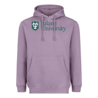 Lavender Tulane University Heavyweight Hoodie - linhVisuals