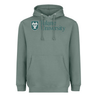 Sage Tulane University Heavyweight Hoodie - linhVisuals