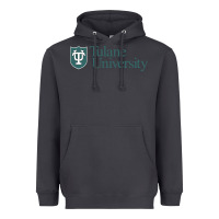 Smoke Tulane University Heavyweight Hoodie - linhVisuals