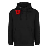 Black The University of Utah Heavyweight Hoodie - linhVisuals