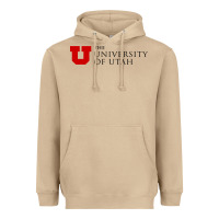 Mushroom The University of Utah Heavyweight Hoodie - linhVisuals
