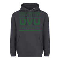 Smoke Utah Valley University Heavyweight Hoodie - linhVisuals