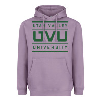 Lavender Utah Valley University Heavyweight Hoodie - linhVisuals