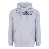 Heather Grey University of Virginia Heavyweight Hoodie - linhVisuals