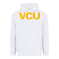 White Virginia Commonwealth University Heavyweight Hoodie - linhVisuals