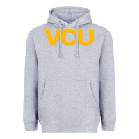 Heather Grey Virginia Commonwealth University Heavyweight Hoodie - linhVisuals