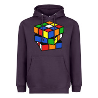 Plum rubik cube Heavyweight Hoodie - linhVisuals