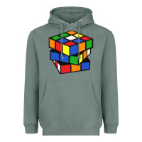 Sage rubik cube Heavyweight Hoodie - linhVisuals