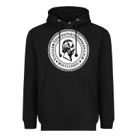 Black Vanderbilt University Heavyweight Hoodie - linhVisuals