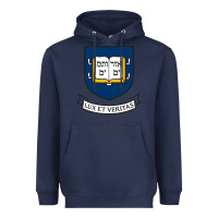 Navy Yale University Heavyweight Hoodie - linhVisuals