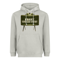 Moon Dust front toward enemy distressed claymore mine military Heavyweight Hoodie - linhVisuals