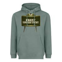 Sage front toward enemy distressed claymore mine military Heavyweight Hoodie - linhVisuals