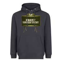 Smoke front toward enemy distressed claymore mine military Heavyweight Hoodie - linhVisuals