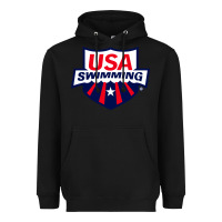 Black swimming team Heavyweight Hoodie - linhVisuals