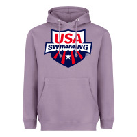 Lavender swimming team Heavyweight Hoodie - linhVisuals
