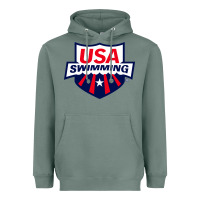 Sage swimming team Heavyweight Hoodie - linhVisuals