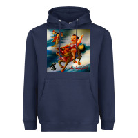 Navy stone temple pilot stp 3 Heavyweight Hoodie - linhVisuals