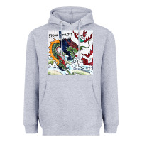 Heather Grey stone temple pilot stp 2 Heavyweight Hoodie - linhVisuals
