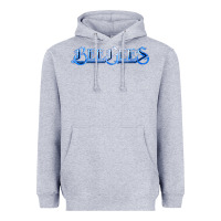 Heather Grey bee gees legend Heavyweight Hoodie - linhVisuals